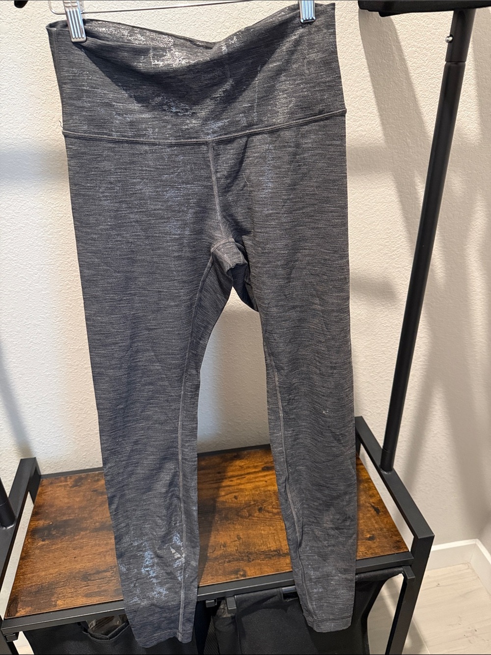 lululemon athletica Heathered Charcoal High-Rise Leggings